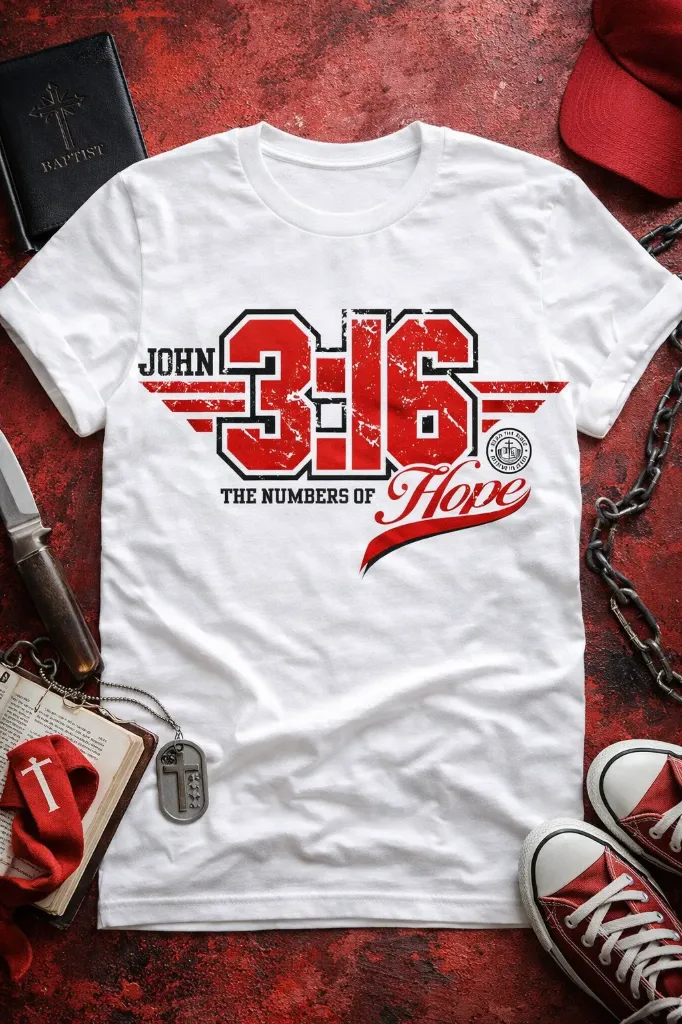 John 3:16 T-Shirt – The Number of Hope Edition