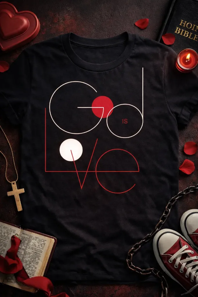 God Is Love T-Shirt – 1 John 4:8 Edition
