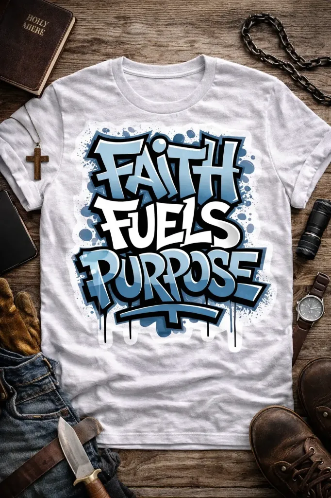 Faith Fuels Purpose T-Shirt – Hebrews 11:6 Edition