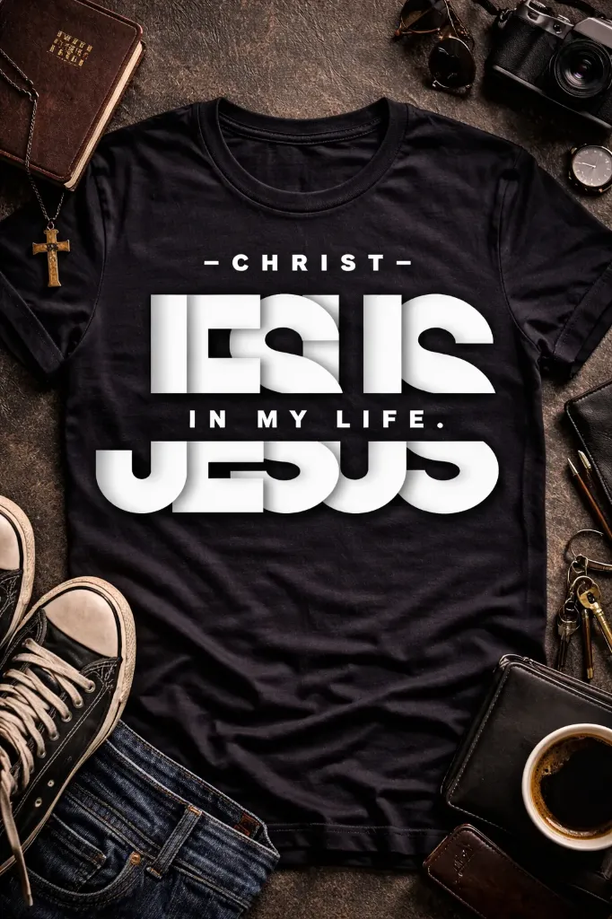 Jesus Christ in My Life T-Shirt – Philippians 1:21 Edition
