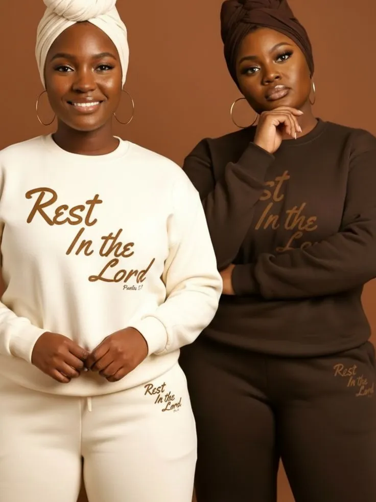 Rest in the Lord Crewneck Sweater – Psalm 37:7 Edition (Green)