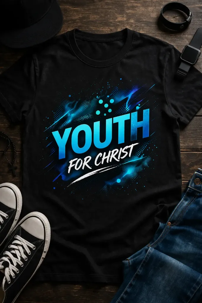 Youth for Christ T-Shirt – 1 Timothy 4:12 Edition