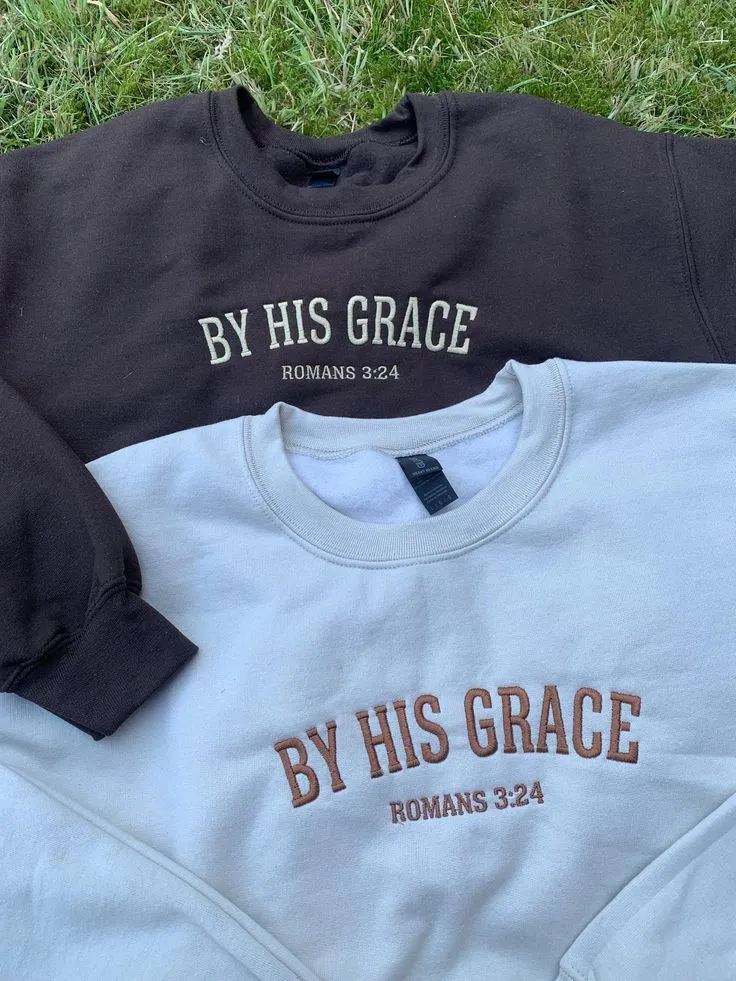 By His Grace Crewneck Sweater