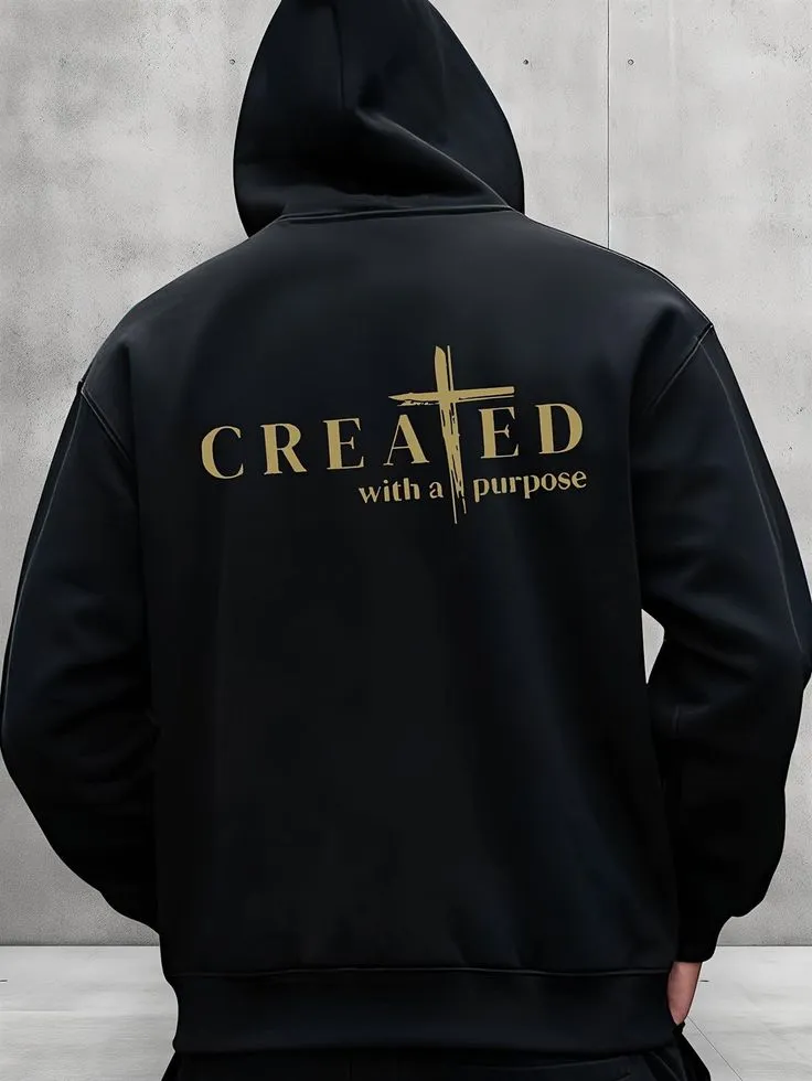 Created With A Purpose Hoodie – Ephesians 2:10 Edition (Green)