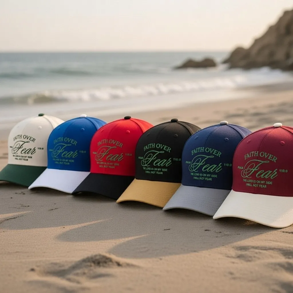 Faith Over Fear Cap – 2 Timothy 1:7 Edition (Green)