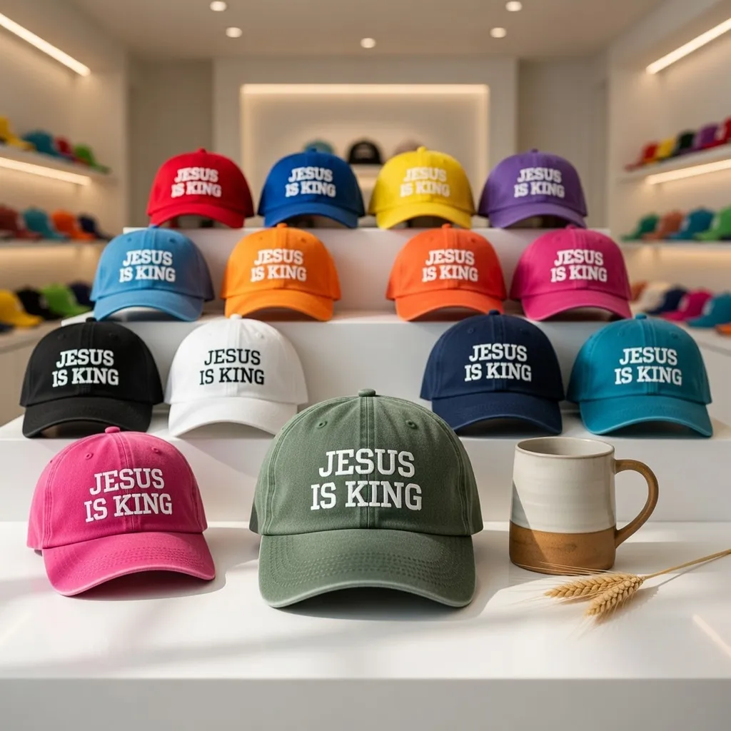 Jesus Is King Cap – Revelation 19:16 Edition (Green)